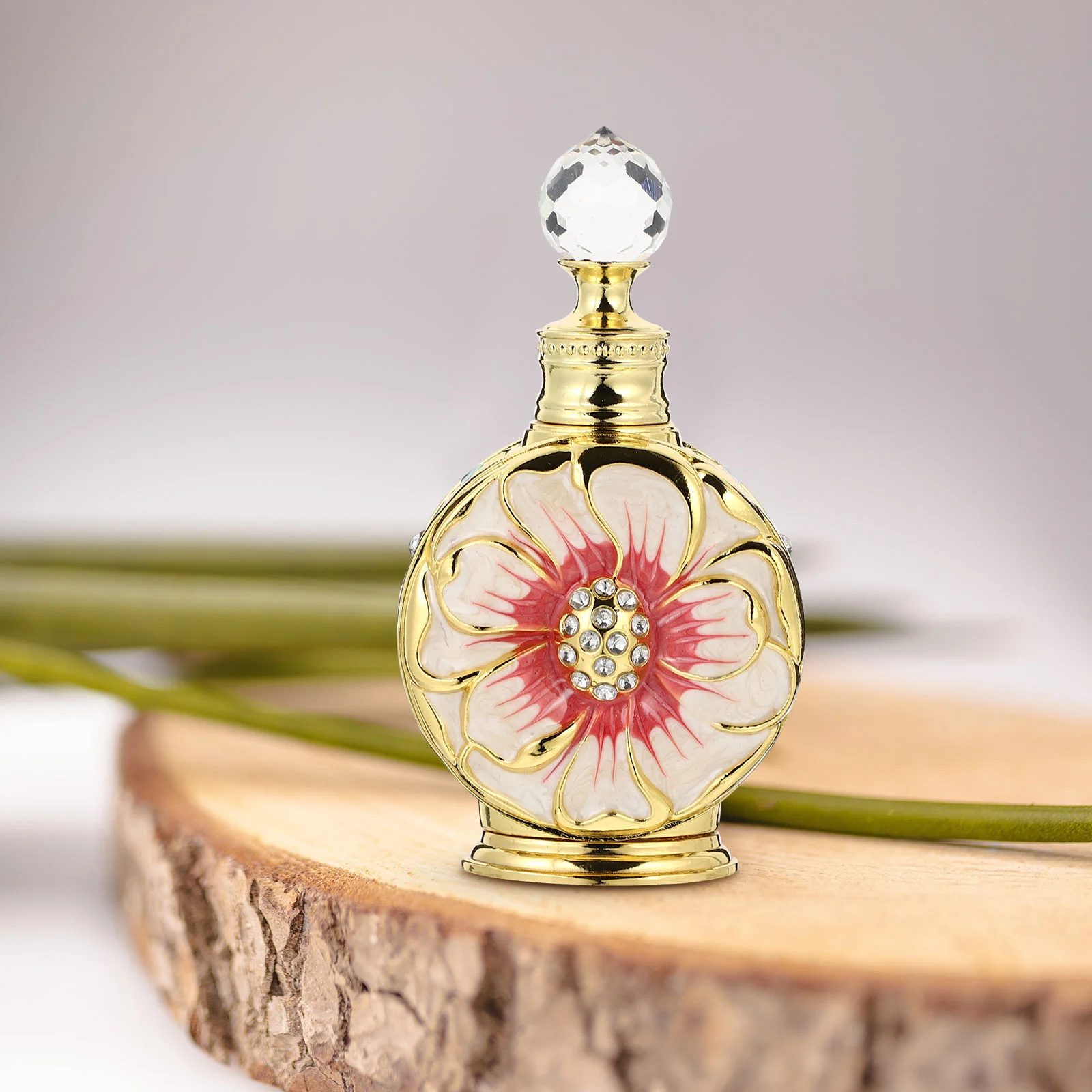 

12 Ml Perfume Bottle Essential Oil Dispenser Glass Empty Container Storage Vials
