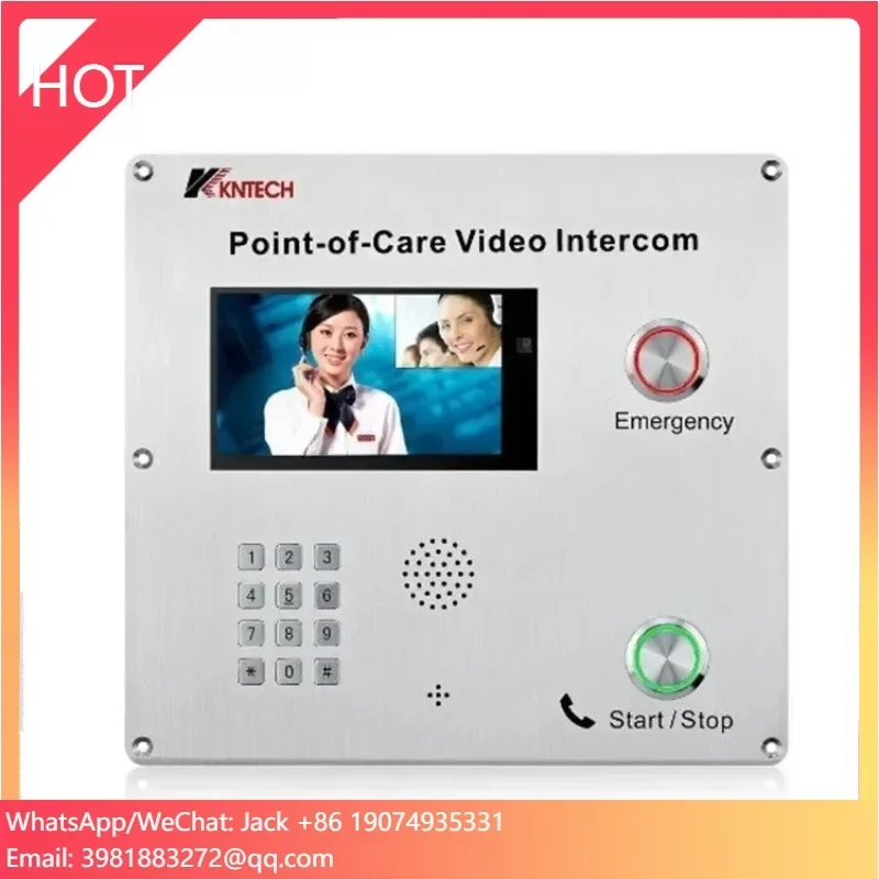 

Modern Residential Two-way Video Communicate Passenger Assistance Intercom KNZD-70 IP Version