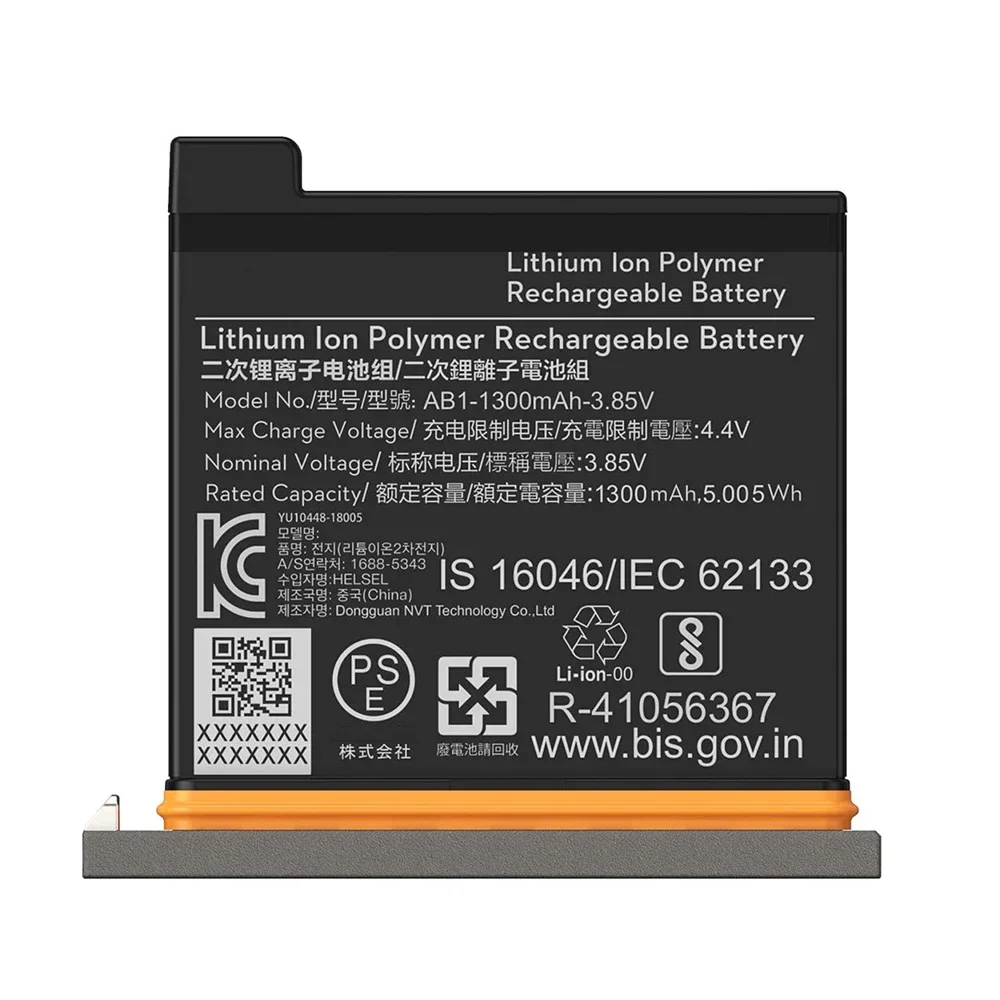 Replacement Battery AB1 For DJI Osmo Action 1 Action1 High Quality Batteries 1300mAh
