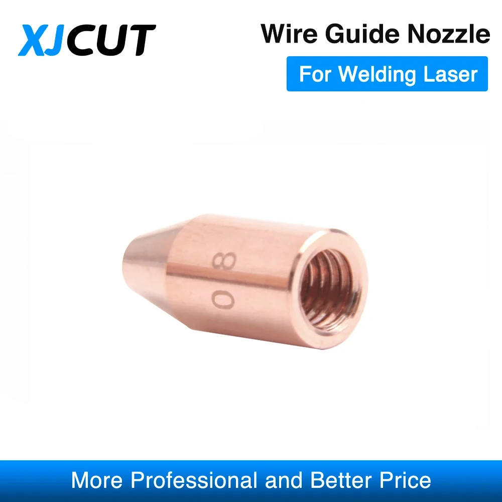 Boquilla de soldadura láser CQWY QILIN Ospri SUP WSX HANWEI, piezas de cabezal, boquilla guía de alambre, boquilla de alimentación de cable láser M5 TIG 0,8/1,0/1,2/2,0