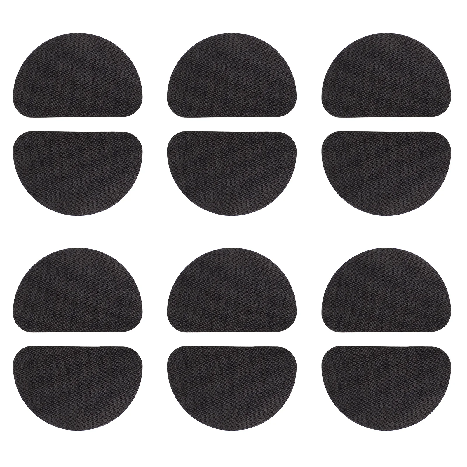 

12Pairs Non-Slip Shoe Sole Stickers Durable Protective Sole Pads for High Heels Sneakers Anti-Skid Rubber Shoe Accessories