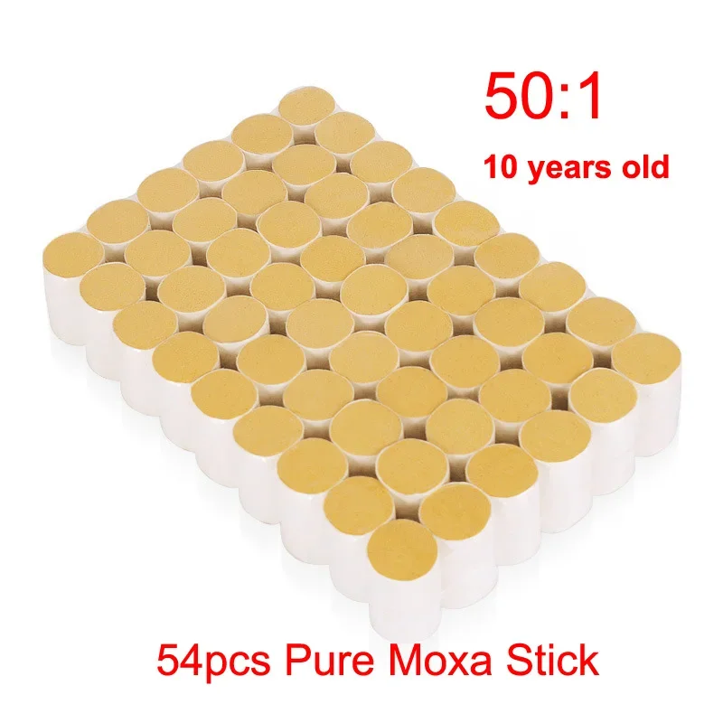 

SHARE HO 50:1 Gold Moxa Rolls Mugwort Sticks Heating Therapy Acupuncture Points Meridian Burner Health Care Chinese Moxibustion