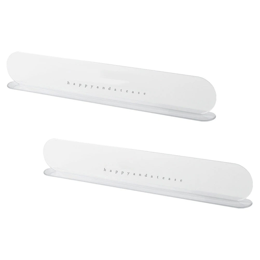 

2pcs Sink Guard Transparent Kitchen Water Flap Baffle Suction Cups Easy Sink Anti-Splashing Guard Install Durability