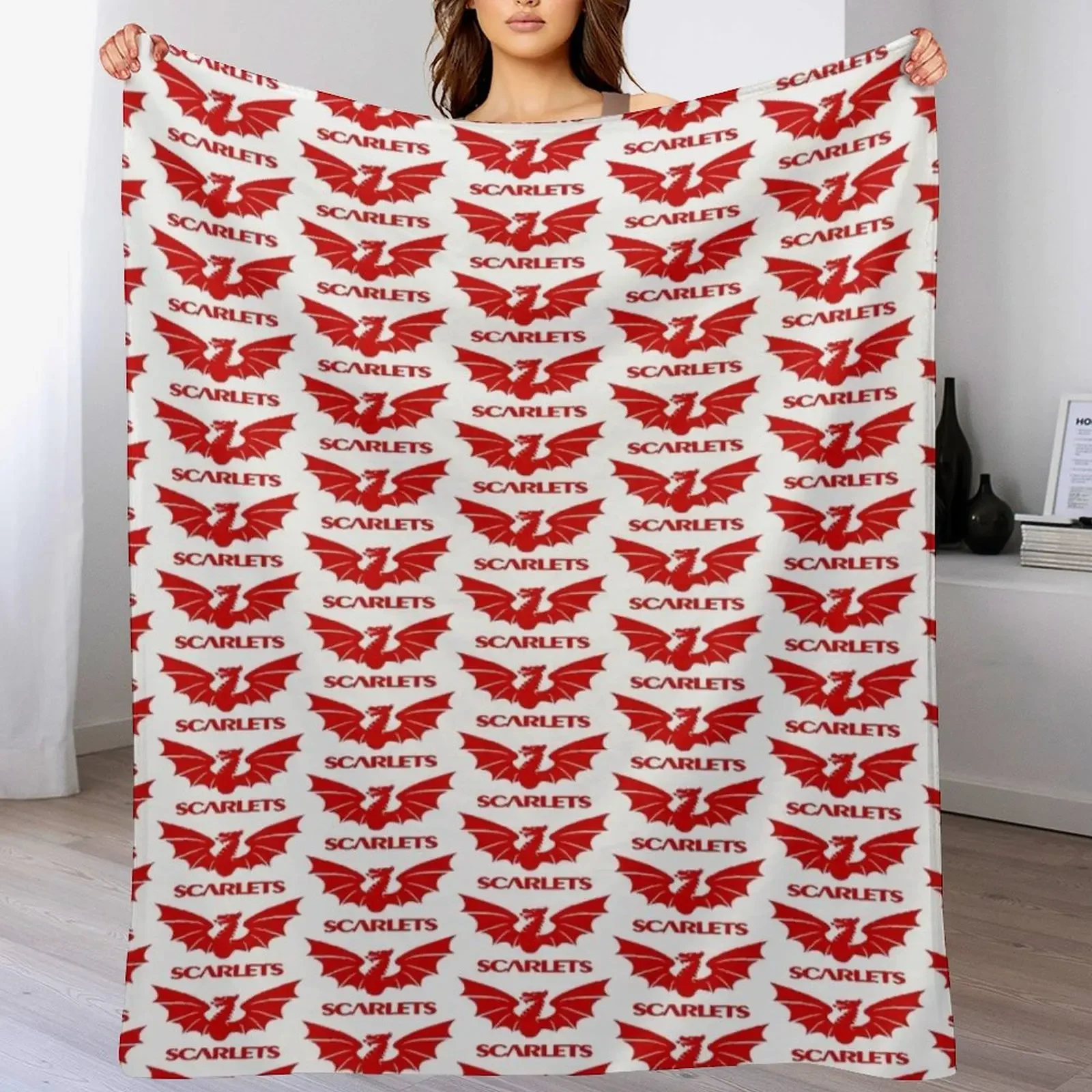 Scarlets Icon Throw Blanket blankets and throws Sofa Quilt decorative Multi-Purpose Blankets