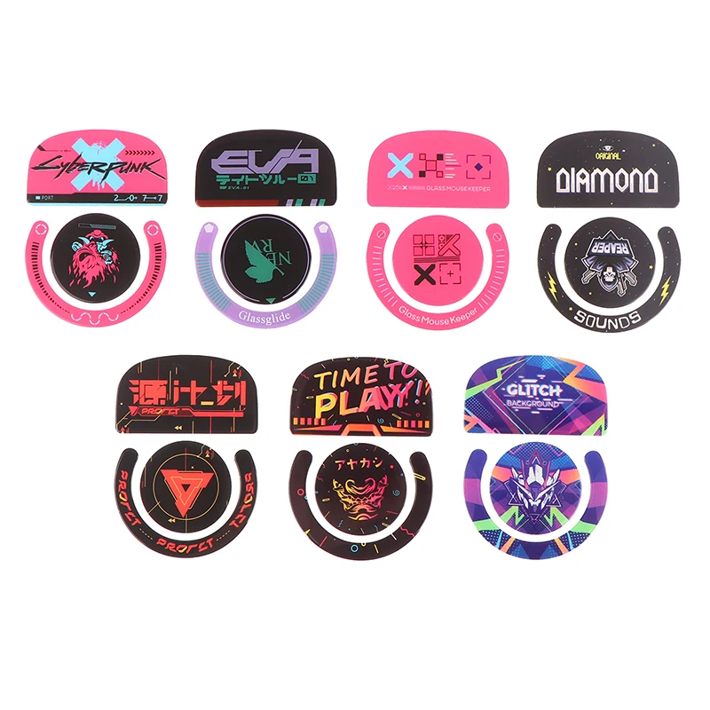 1 Pack Glass Mouse Skates Glide Feet Pads Mouse Feet Sticker Anti Slip For G Pro X Superlight Rounded Curved Edges Accessories