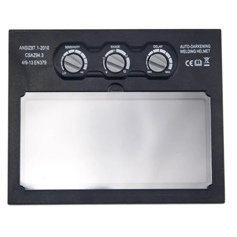 Filtro per saldatura industriale di alta qualità 1 PC LCD 110 mm * 90 mm Dimmer automatico con funzione di impostazione del livello manuale