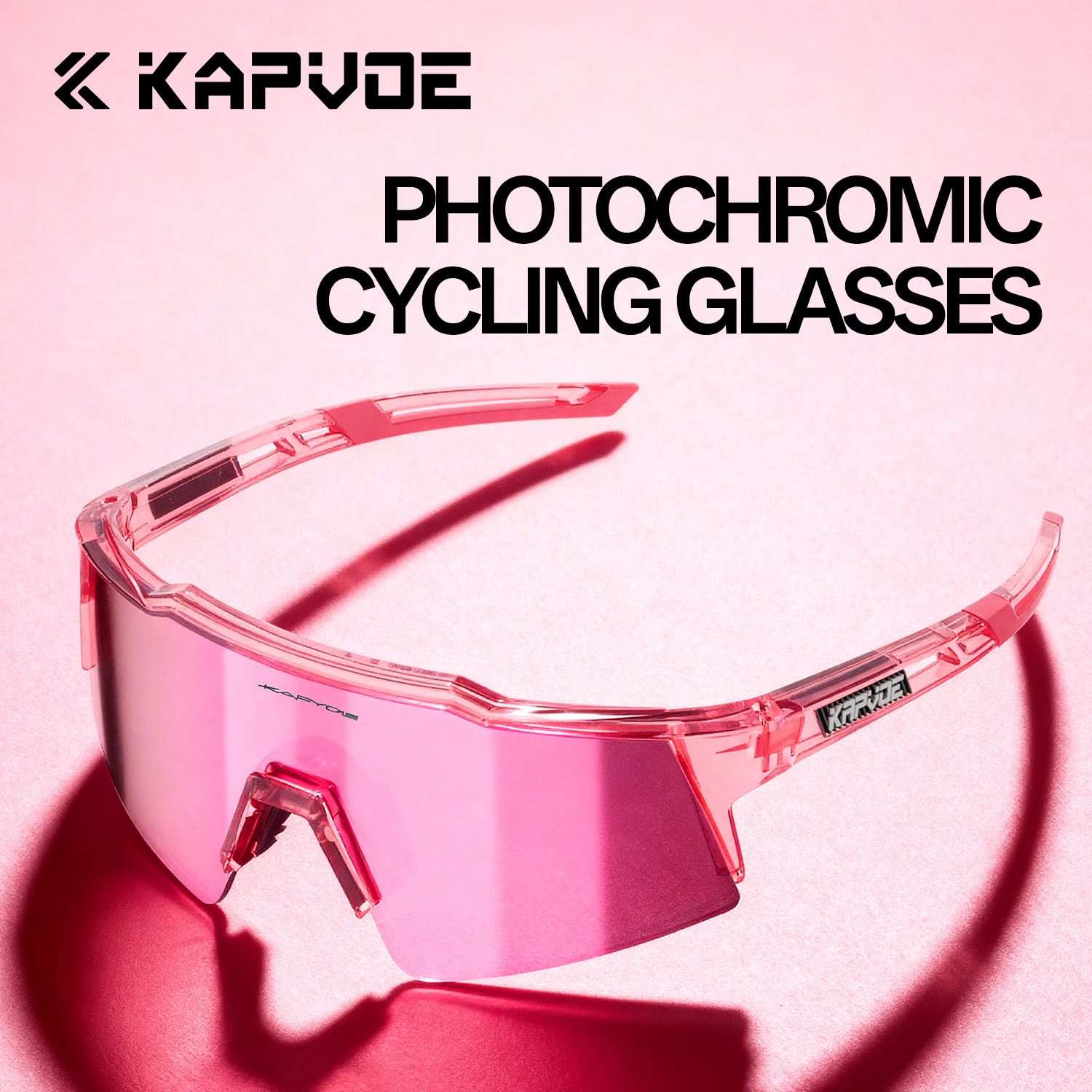 Kapvoe fotocromático ciclismo óculos de sol feminino moda bicicleta óculos de equitação ao ar livre esportes mtb bicicleta novo