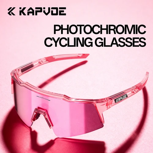 Imagen 1 del producto Kapvoe, gafas de sol fotocromáticas para ciclismo, gafas para mujer, gafas de moda para bicicleta, gafas de conducción al aire libre, gafas deportivas para bicicleta MTB, nuevas