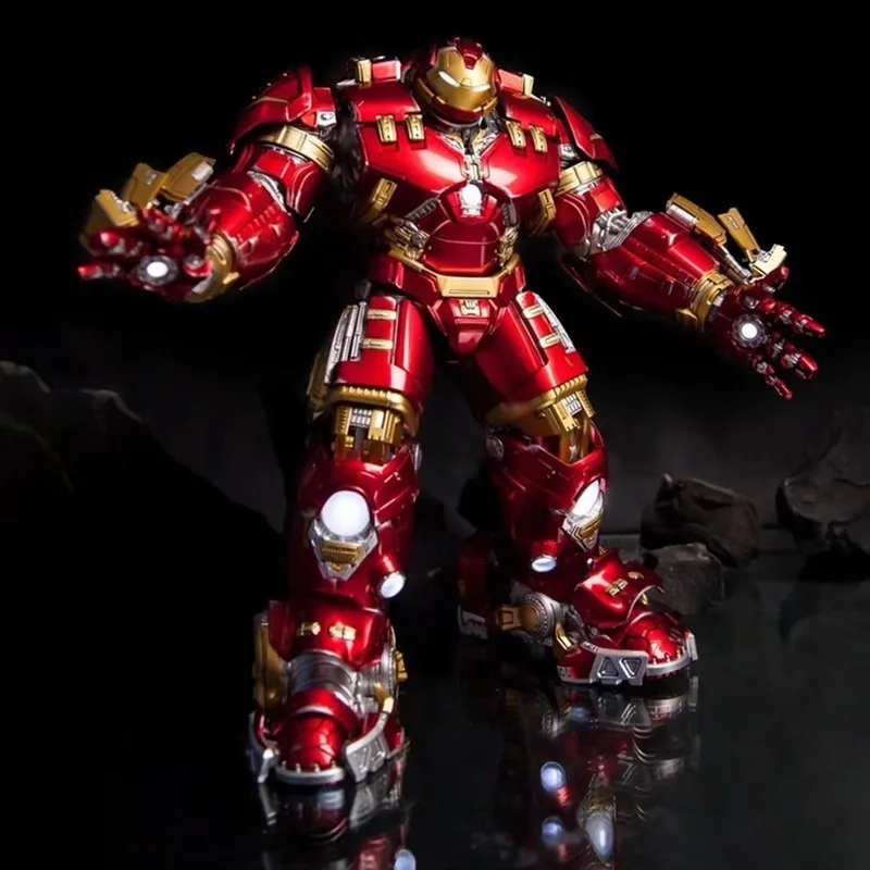 Comic Marvel Alloy Hulk Armor Cs 1/12 Iron Man Mk44 Mech Handheld Model In Stock Iron Man Collect Wholesale Holiday Gifts