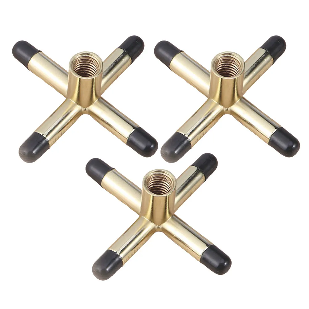 

3Pcs Anti-Slip Billiard Bridge Head Cross Cue Rest Tool for Pool Table Snooker Stick Bridge Head Replacement Accessories
