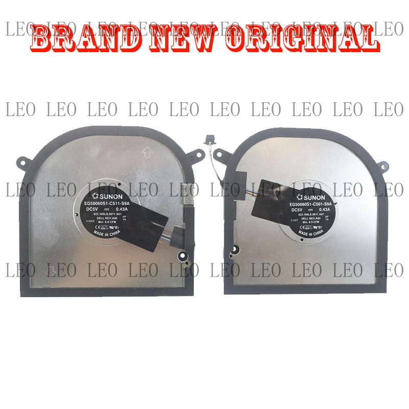 HH  Laptop CPU GPU Cooling Fan for Dell Precision 5750 5760 0MXF81 0P2FY9  L&R