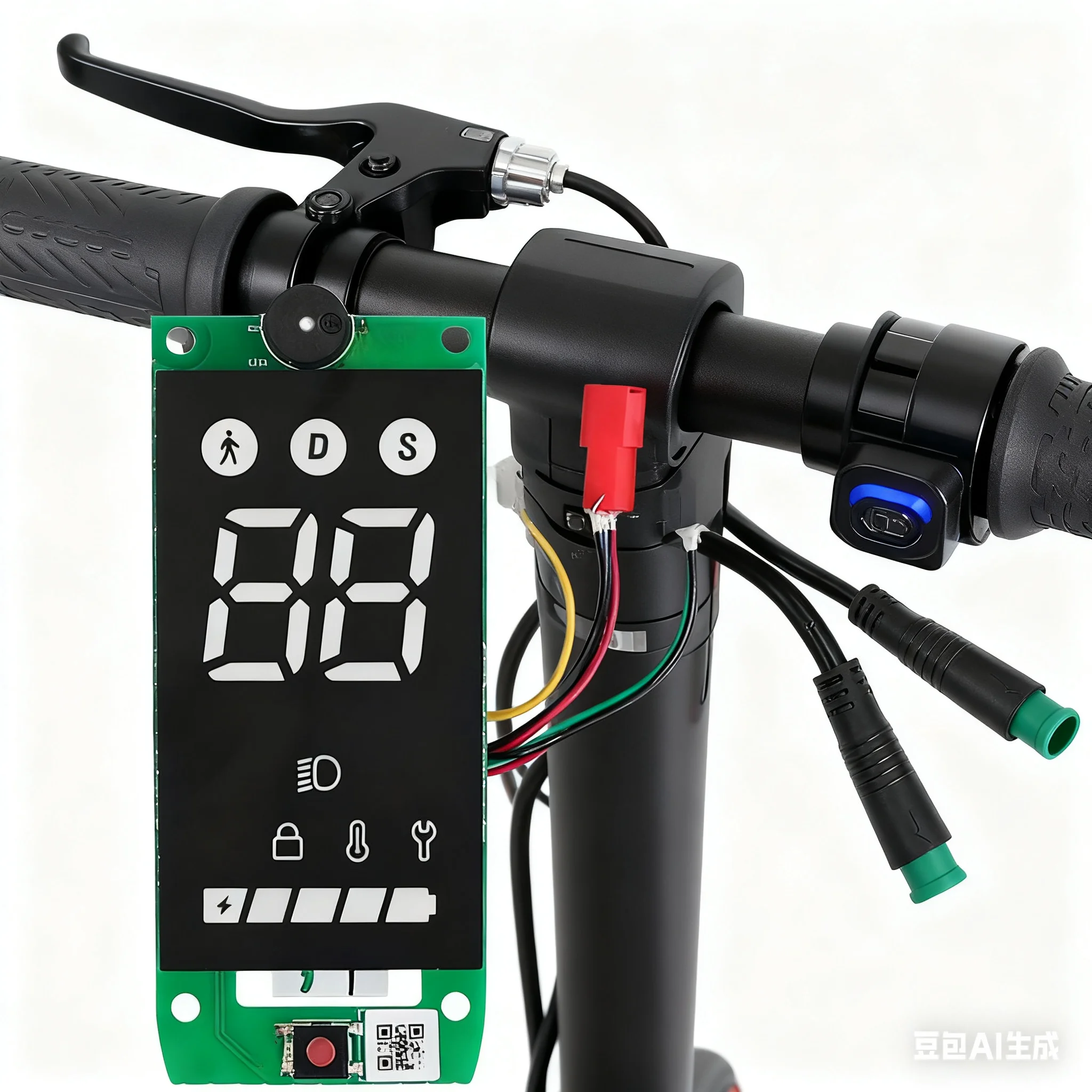 

Панель управления переключателем скутера для Xiaomi 4-Lite 2-го поколения, электрический скутер, ЖК-дисплей, приборная панель, сменные аксессуары