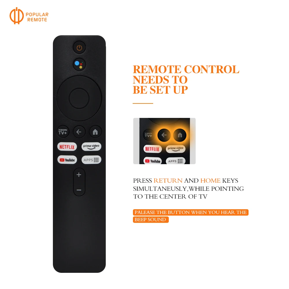 XMRM-M6 Voice remote Control for Xiaomi mi 2nd Gen Box Applicable to TV Box S (2nd Gen) 4K Ultra HD Streaming Media Player