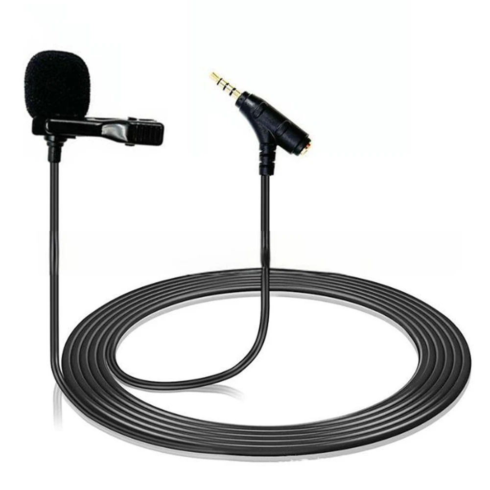 Кабельный микрофон 1,5 м для простой настройки, всенаправленный микрофон с зажимом, длина кабеля 1,5 м, четкий звук, захват