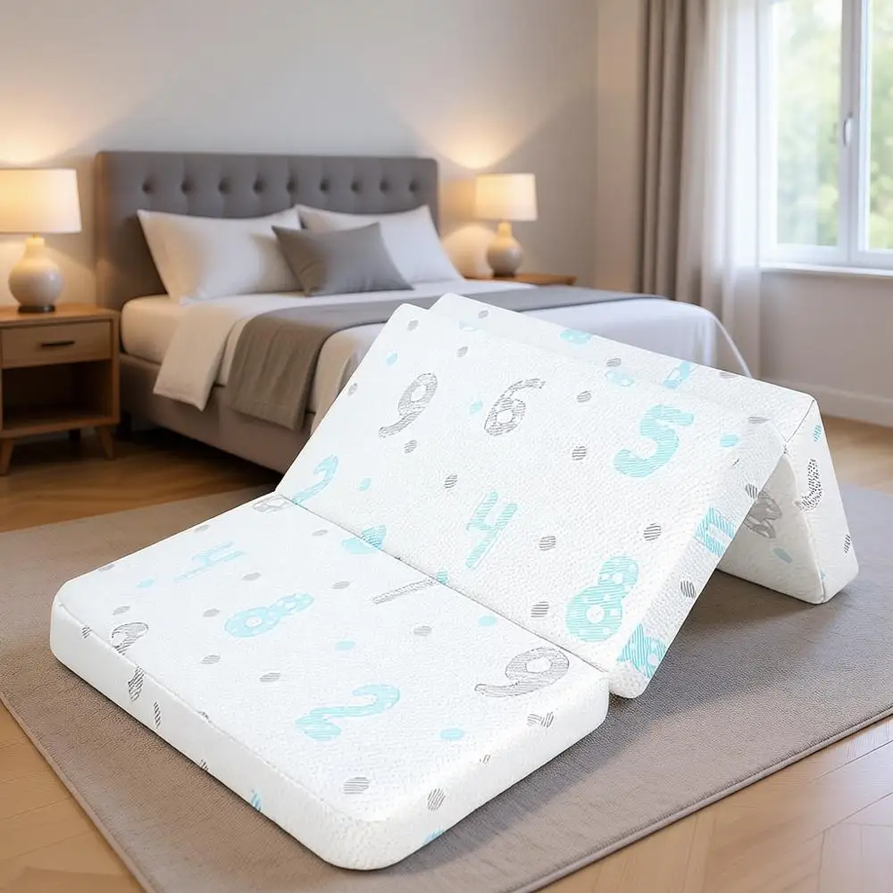 

Матрас для детской кроватки Pack and Play, 38x26, двусторонний, из пены с эффектом памяти, портативный, для путешествий, для младенцев и малышей