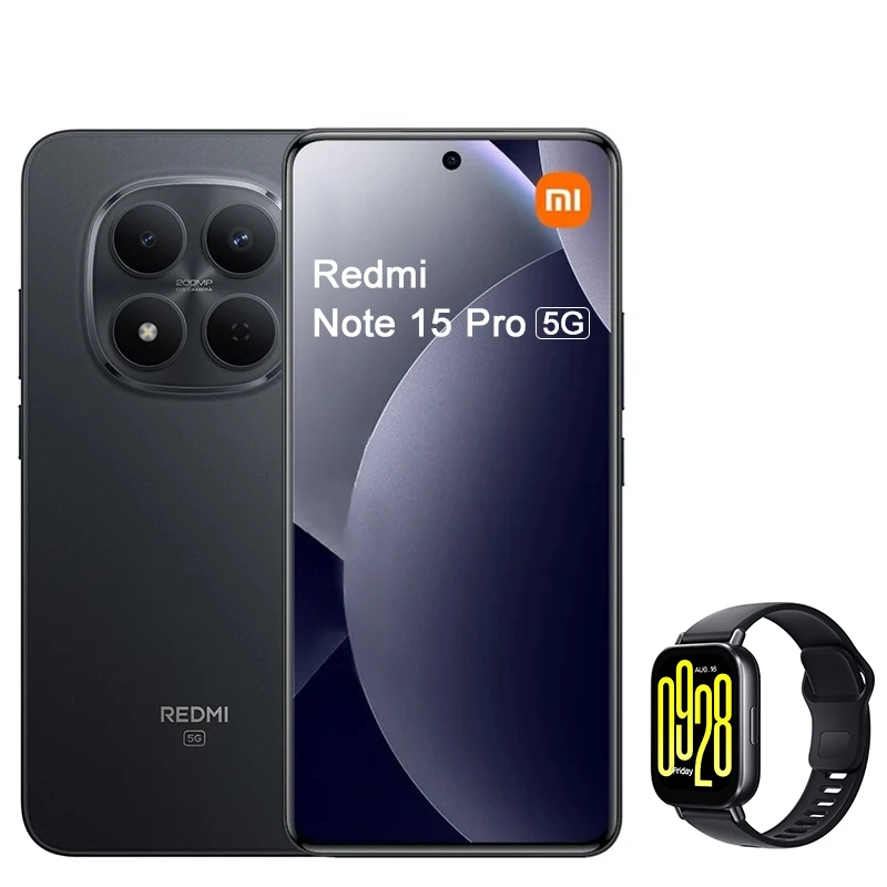 Global Version Redmi Note 15 Pro 5g Massive 6580Mah Battery 6.8' 1.5K Crystalres Amoled Display New 200Mp Ultimate-Clarity Camera Ip66/Ip68/Ip69/Ip69K