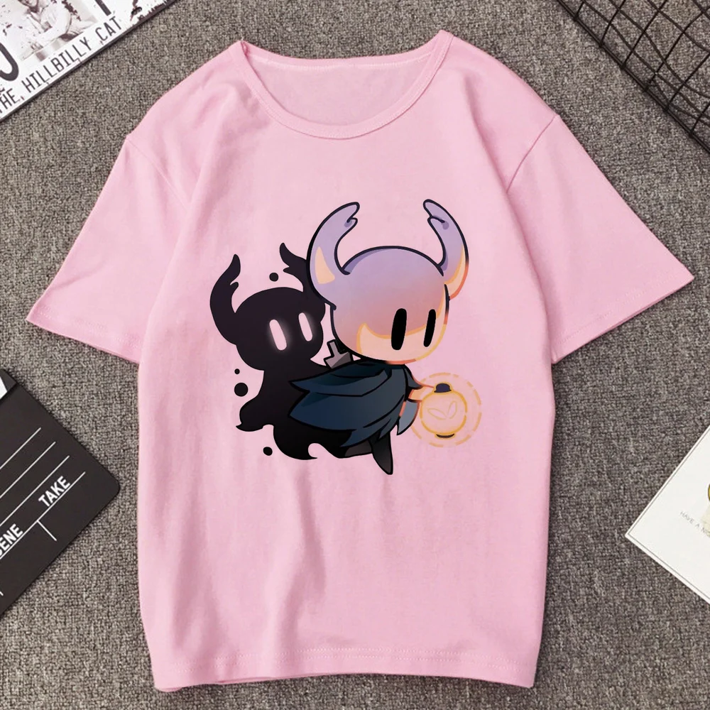 Hollow Knight top tees women japanese cute 2000s Psychedelic shirt grunge korean fashion graphic party 80s