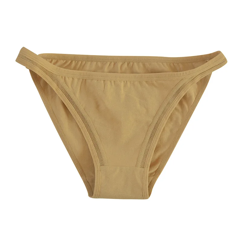 3Pcs/set Women Cotton Panties Female Mesh Underpants 6 Color Bikini Briefs Underwear Ladies Sexy Panty Girls Comfort Lingerie