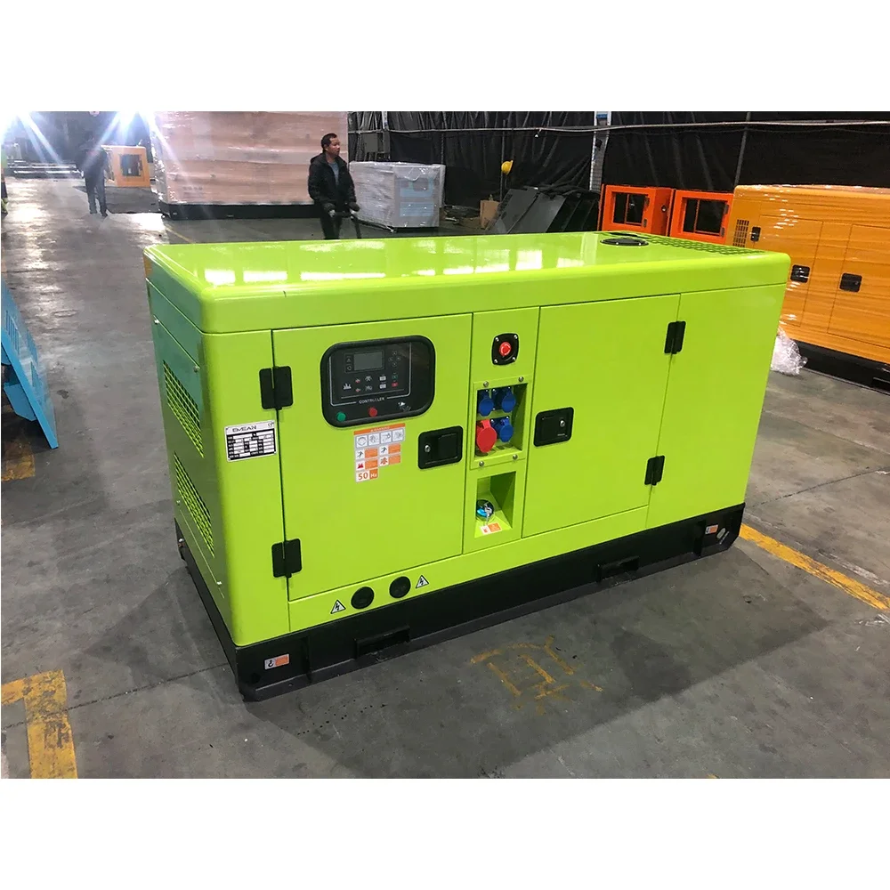 Customized 15kv 12 Kv Diesel Electric Generator Germany 10kva. 10kw 15000w Water Cooled Silent