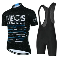 Conjunto de Ropa de Ciclismo para Hombre, Jersey y Pantalones Cortos de Ciclismo para Hombre, Ropa Deportiva para Hombre, Conjunto Deportivo para Bicicleta de Montaña, Ropa de Ciclismo de Verano