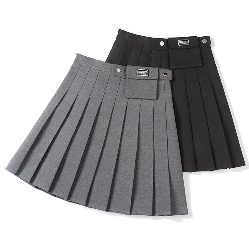 

The new golf female money pleated skirt exposed joker prevention wear high waist institute wind divided skirts