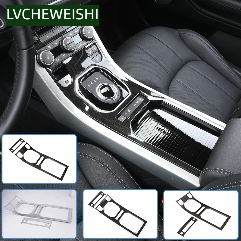 

Two Styles For Land Rover Range Rover Evoque ABS Center Console Gear Panel Decorative Cover Trim 2012-2019