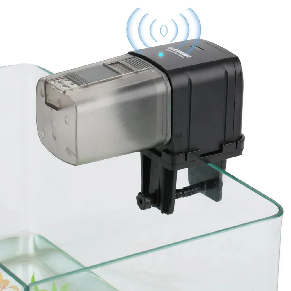 Automatic Aquarium Fish Tank Food Feeder Timing/Wifi Wireless Intelligent Mobile APP Voice Control Remote food dispenser
