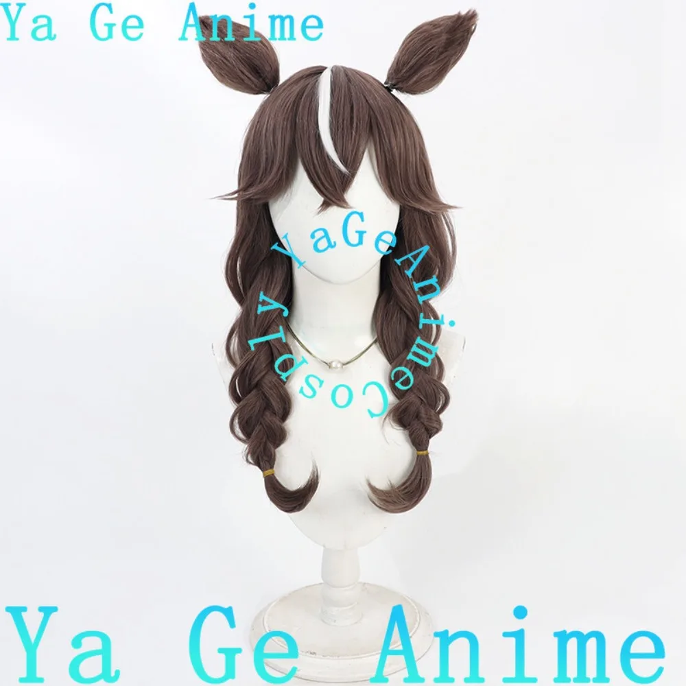 애니메이션 게임 롤플레잉 가발 애니메이션 댄스 파티 용 우마 걸 그룹 프리티 더비 커렌 찬 골든 롤플레잉 가발
