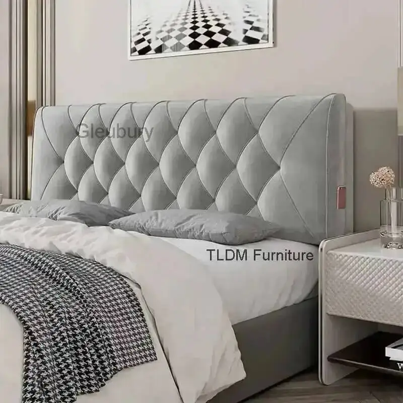 

Headboards for Hotel Soft Bag Bed Backrest Headboards American Flannel Cloth Skin-Friendly Light Luxury Household Bed Headboards