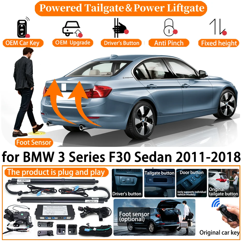 

Car OEM Smart Powered Tailgate system for BMW 3 Series F30 Sedan 2011-2018 Automatic Electric Power Tailgate Tail Gate Lift kit