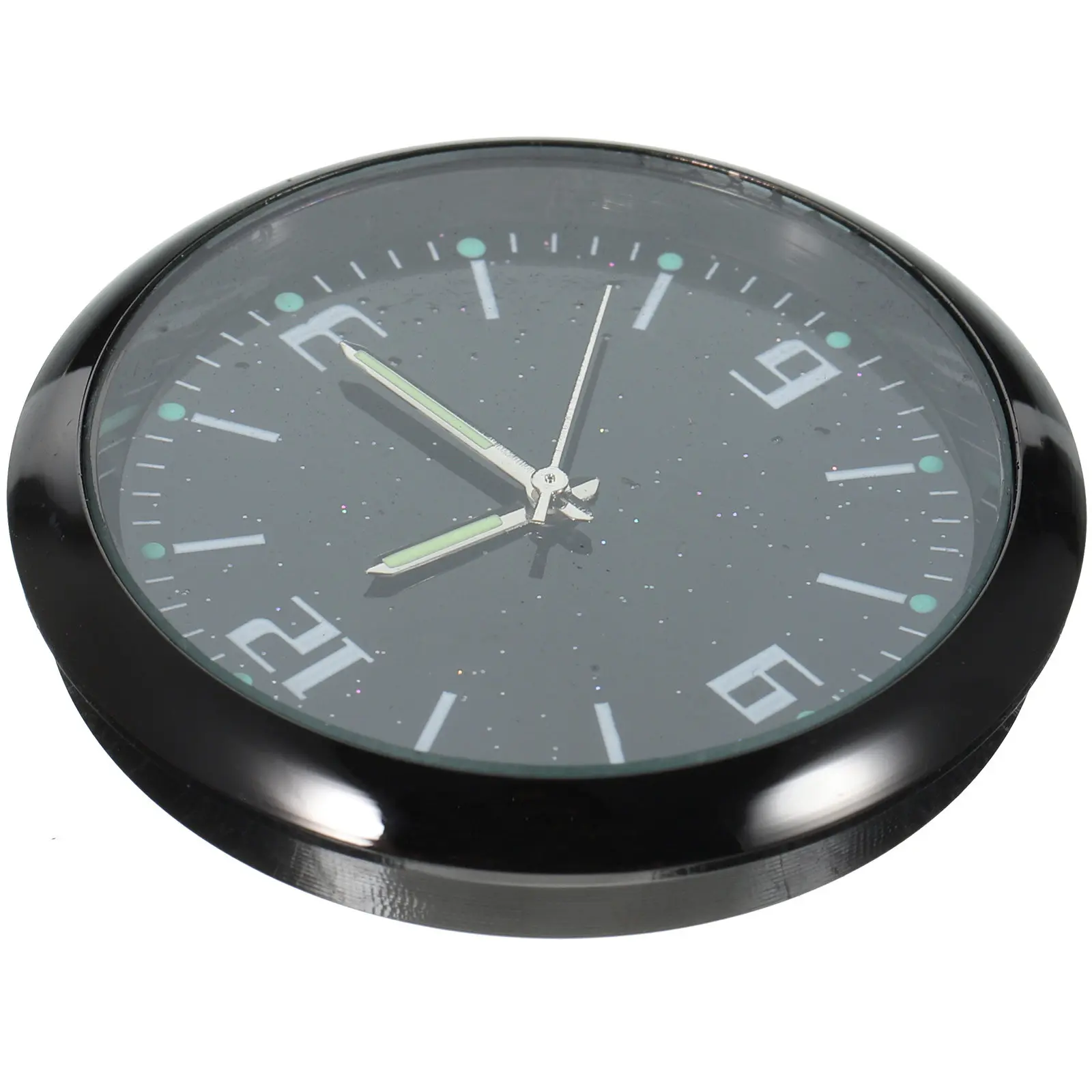 

Miniature Wall Clock Alloy Small Round Clock Miniature House Supplies Modern Style Mini House Furniture Living Room Decoration