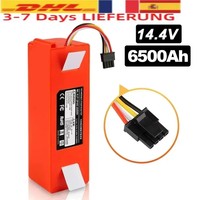 14.4V 6500mAh Robotic Vacuum Cleaner Replacement Battery For Xiaomi Roborock S55 S60 S65 S50 S51 S5 MAX S6 Parts