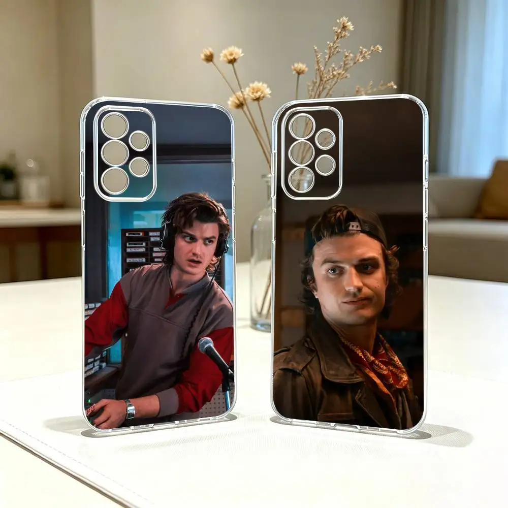 Actor Steve-e H-Harrington   Phone Case For Samsung S25,S24,S21,S22,S23,S30,Ultra,S20,Plus,Fe Transparent Cover