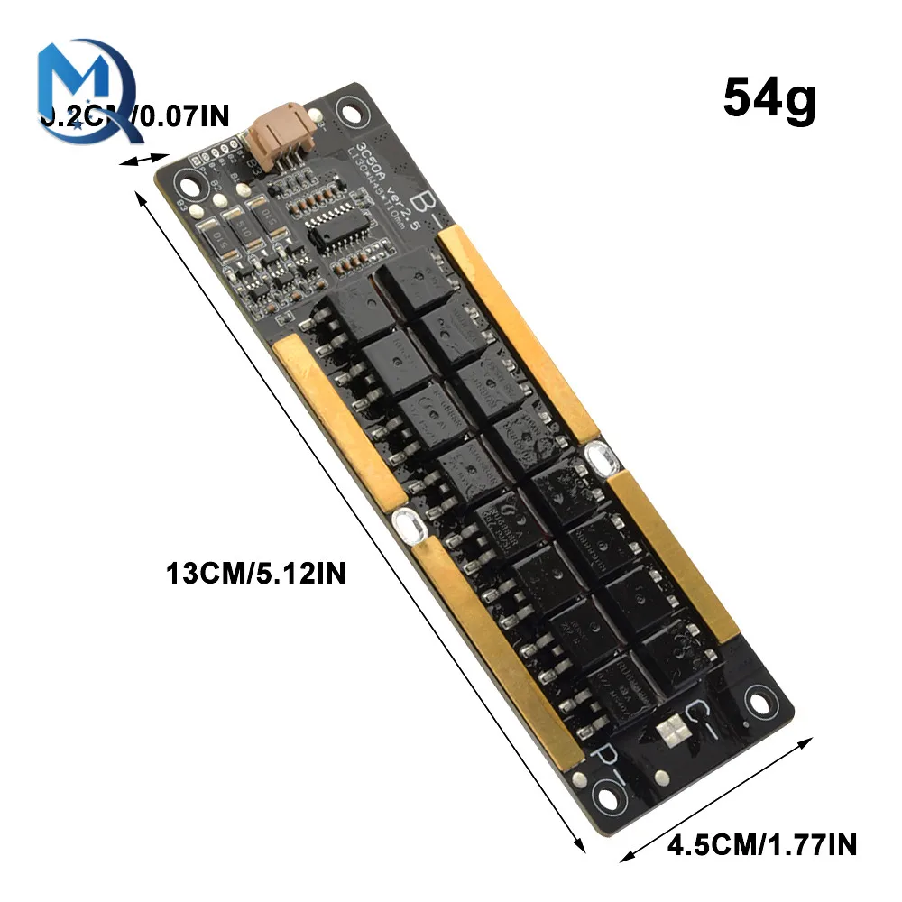 Balance 3S 12.6V 150A scheda di protezione della batteria al litio continuo 50A BMS PCM li-ion Lipo 12V Inverter modulo di avvio ad alta corrente