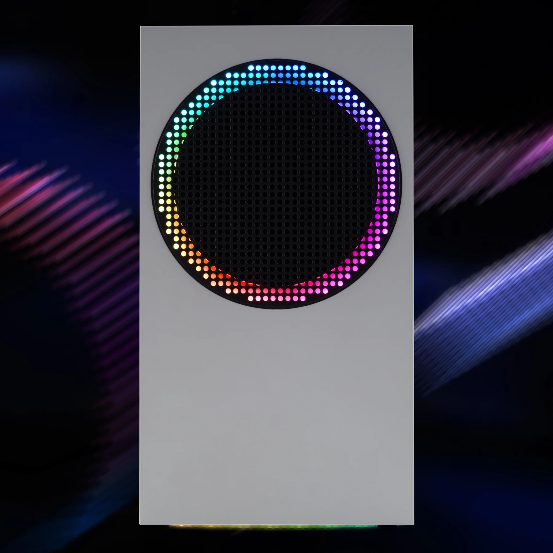 EXtremeRate 39 Efek Aksesori Dekorasi DIY 7 Warna Strip LED RGB untuk Konsol Xbox Seri S dengan Remote IR