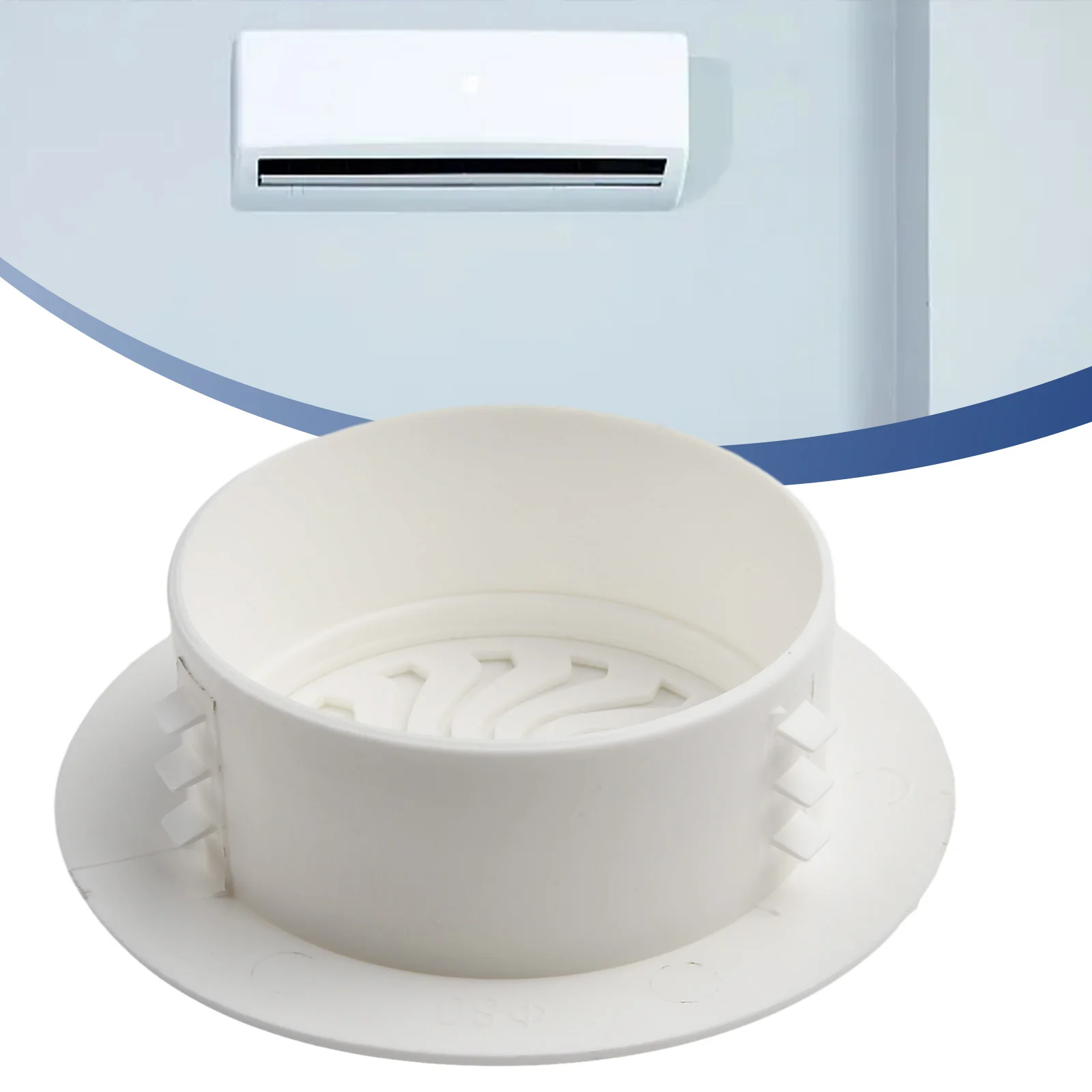 Plastic Cover for Ventilation Grille Wall Openings with Shutter Designed for Air Conditioning Using Polypropylene