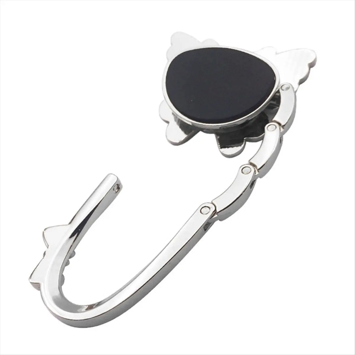 HITL 3PCS Foldable Fashion Butterfly Purse Bag Table Hook Holder for Student Handbag Hanger for Home Decoration Desk Hook