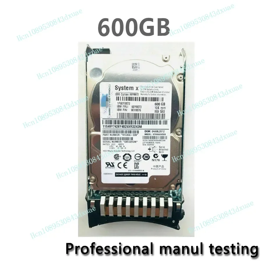 

ДЛЯ IBM 90Y8872 90Y8874 90Y8873 90Y8876 600 ГБ 10K 2,5 6G 5AS G2HS ЖЕСТКИЙ ПРИВОД протестирован хорошо перед отправкой