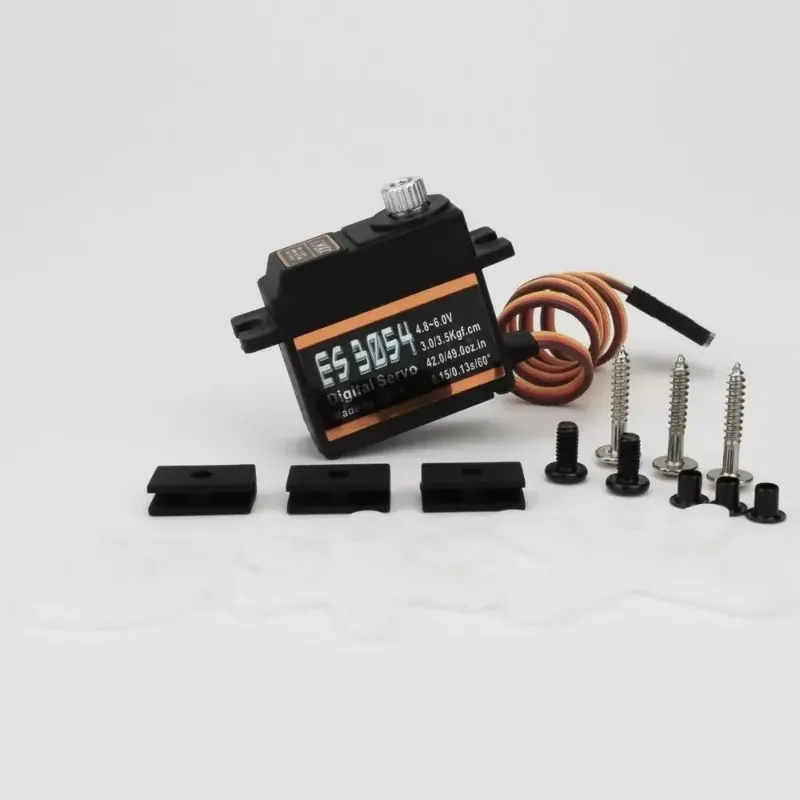

Emax ES3003 ES3004 ES3053 ES3054 17g 3.5kg 0.13sec Metal Gear Digital Servo For RC Airplane (ES3154 Upgraded Version)