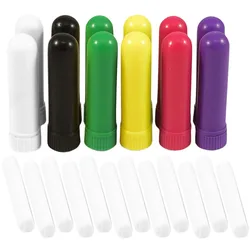 10 Color China Manufacturer Thicker Blank Nasal Inhaler Sticks Plastic Aromatherapy Inhaler Container