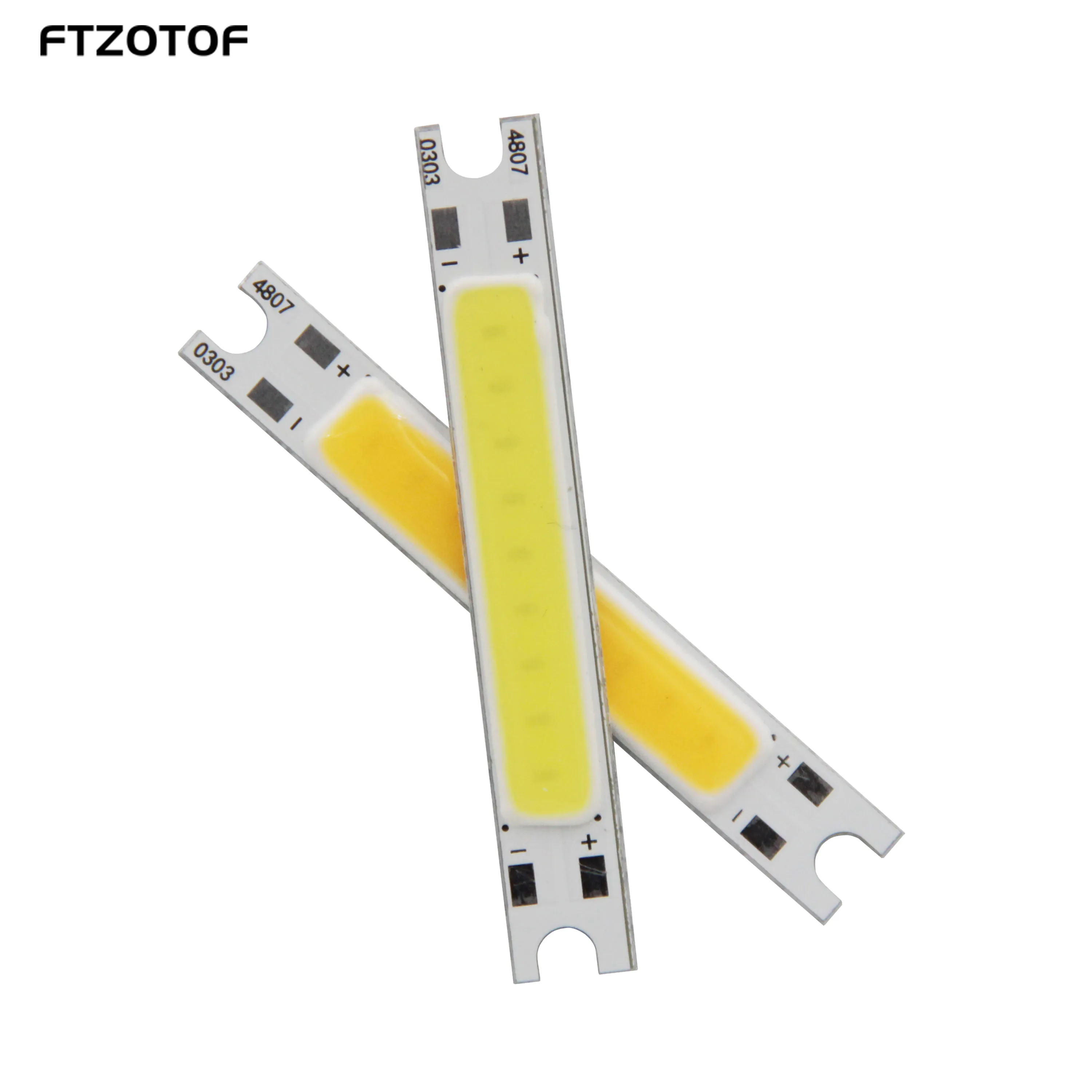 

Микросхема LED COB 9V DC 3W Световой источник 48x7 мм Пластинная лампочка 48mm 500LM Холодный и теплый белый рабочий пол