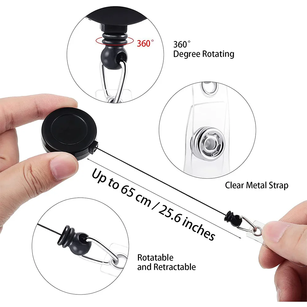 Titular do cartão de identificação para enfermeira, titular do Photocard, suprimentos de cartão de visita, acessório de mesa, carteira, 10pcs