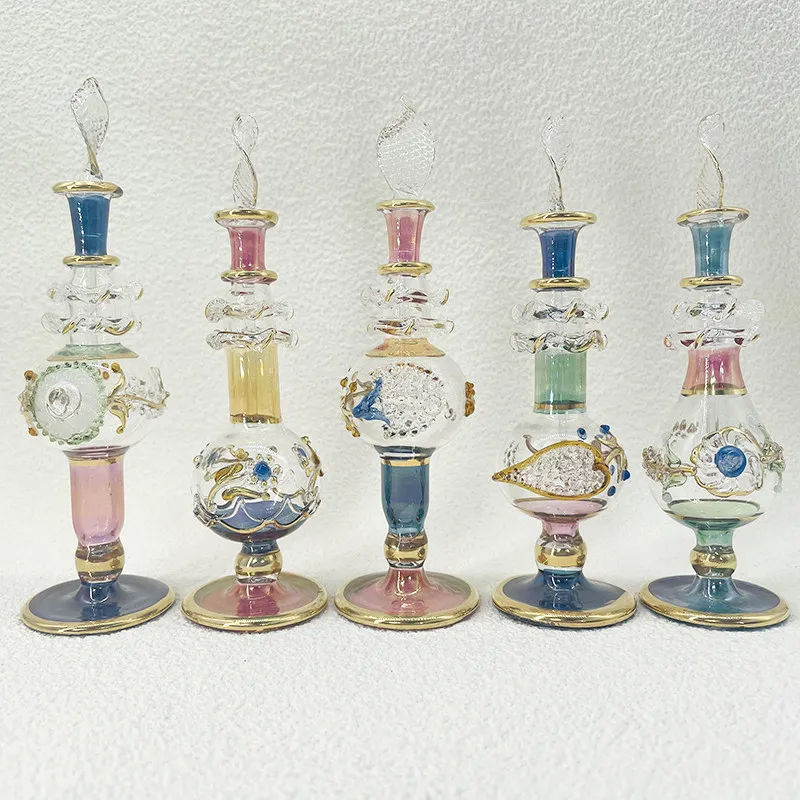 Perfume bottle, handmade 10cm flavor bottle, glass bottle exquisite decoration, ornament souvenir