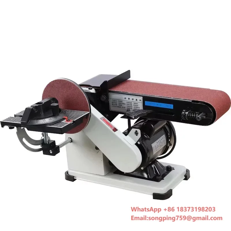 

Electric Iron Angle Grinder Sanding Belt Holder Sanding Grinding Polishing Machine Cutter Cast Iron Base Power Tool