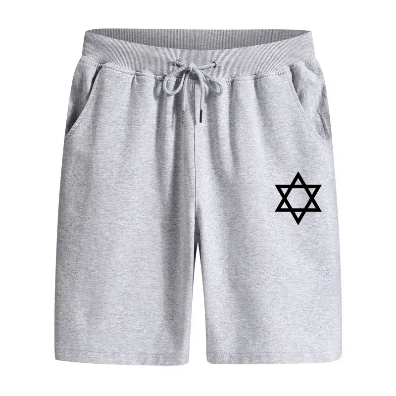 

Judaism Belief Casual Sports Shorts High Quality Urban Fashion Soft Knee Length Pants Male Home Outdoor Cool Soft Walking Shorts