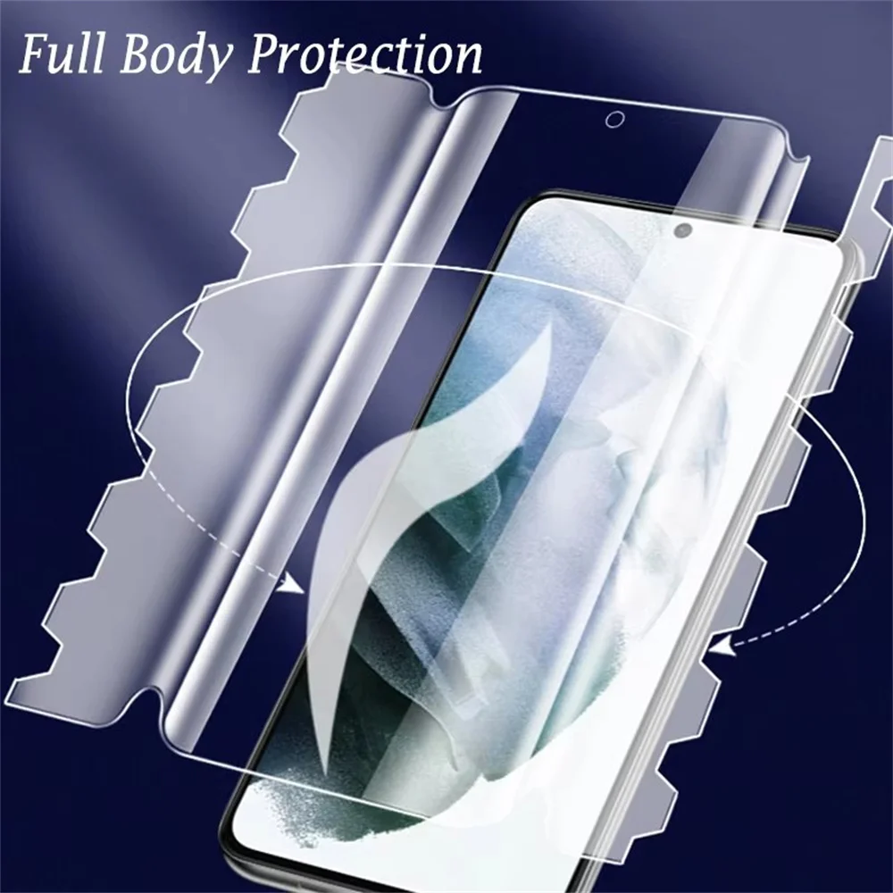 6In1 Butterfly Hydrogel Film For Samsung Galaxy S24 S25 S23 S22 S21 S20 FE S10 Plus Note 20 Ultra Camera Screen Protector Film