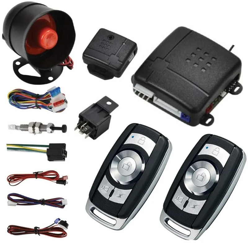 

12V Universal Car Auto Remote Central Door Lock Locking Car Alarm Systems Vehicle Keyless Entry System with 2 Remote Control