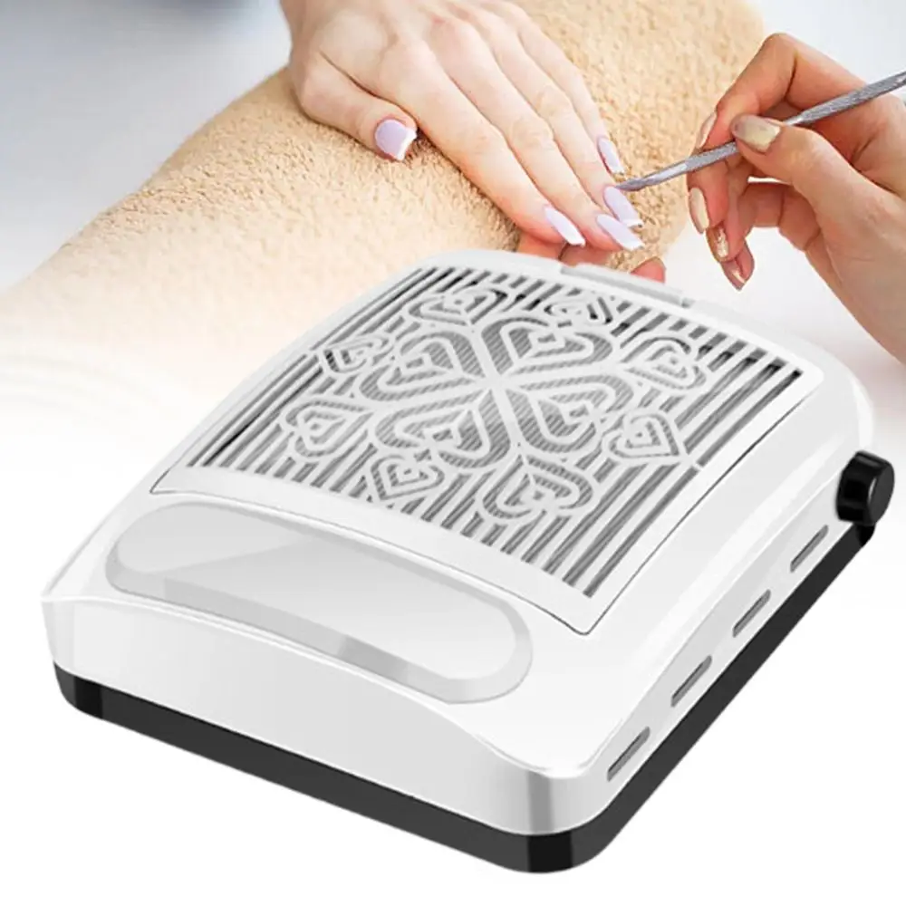 

100W Nail Dust Collector 4500RPM Removable Filter Screen Manicure Machine Tools Low Noise Speed ​​Adjustable