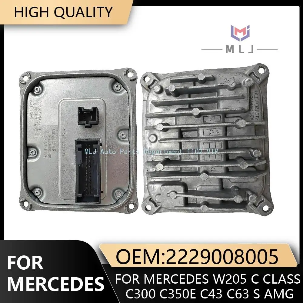 OE A2229008005 LED Headlight Control Module 2229008005 For Mercedes W205 C Class C300 C350e C43 C63 S AMG Replacement Parts