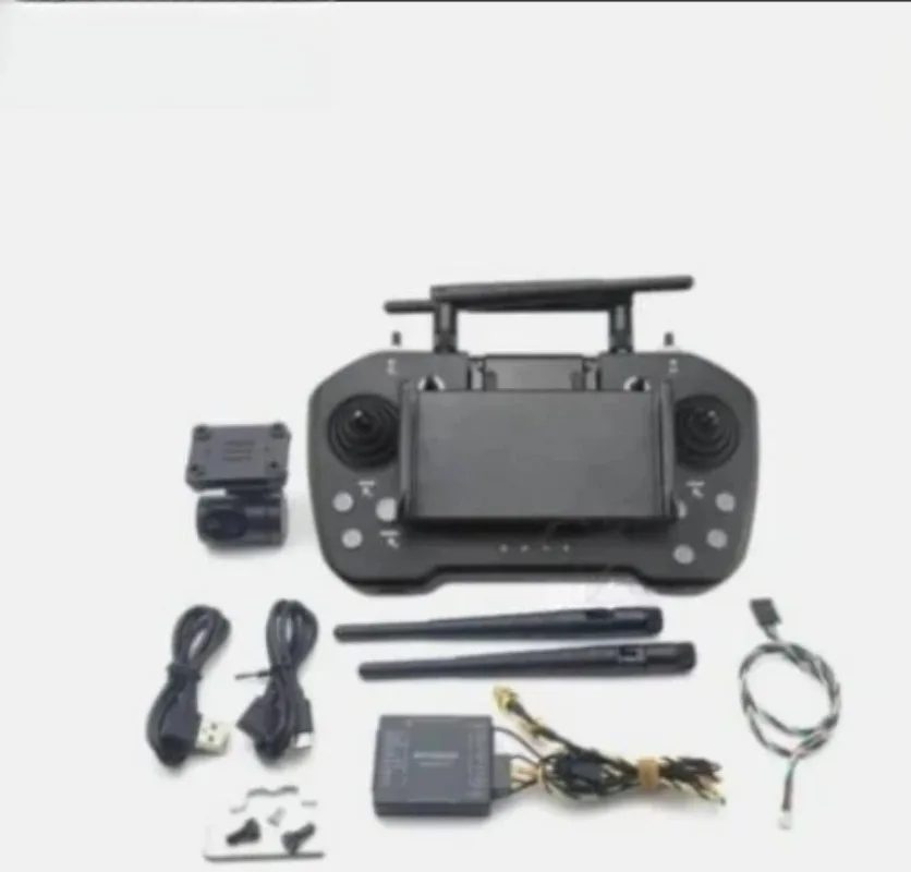 T12 Professional Dr-one Accessories 12-Channel Remote Control 4-in-1 20km Digital Map Transmission Three-Body Camera